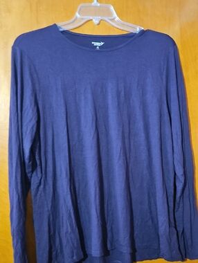 Old Navy Women's Long-Sleeve Crew Neck Shirt - Plum